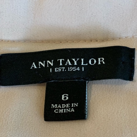 ANN TAYLOR RAW SEAM EDGE FIT & FLARE SKIRT. WOMEN’S SIZE 6 - Picture 7 of 7
